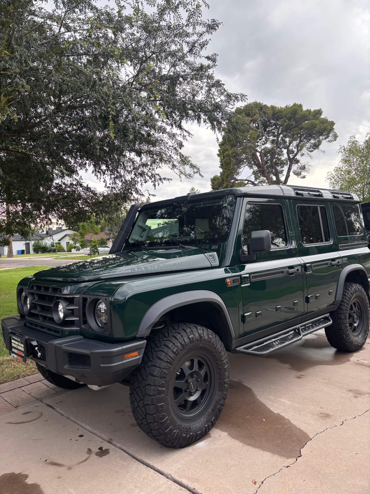 Green INEOS Grenadier exterior detail by Mobile Detailing Glendale in Glendale, AZ
