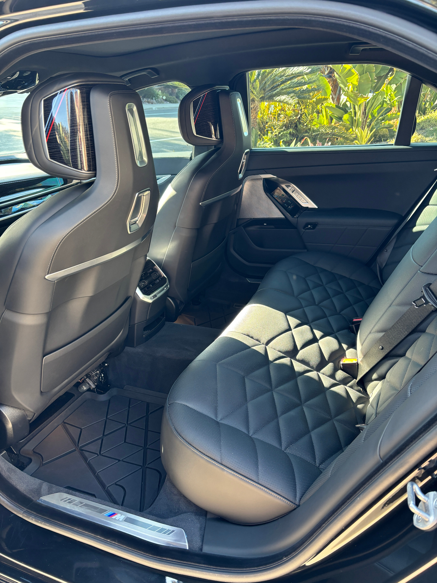 BMW 7 Series rear seats detailed by Mobile Detailing Glendale