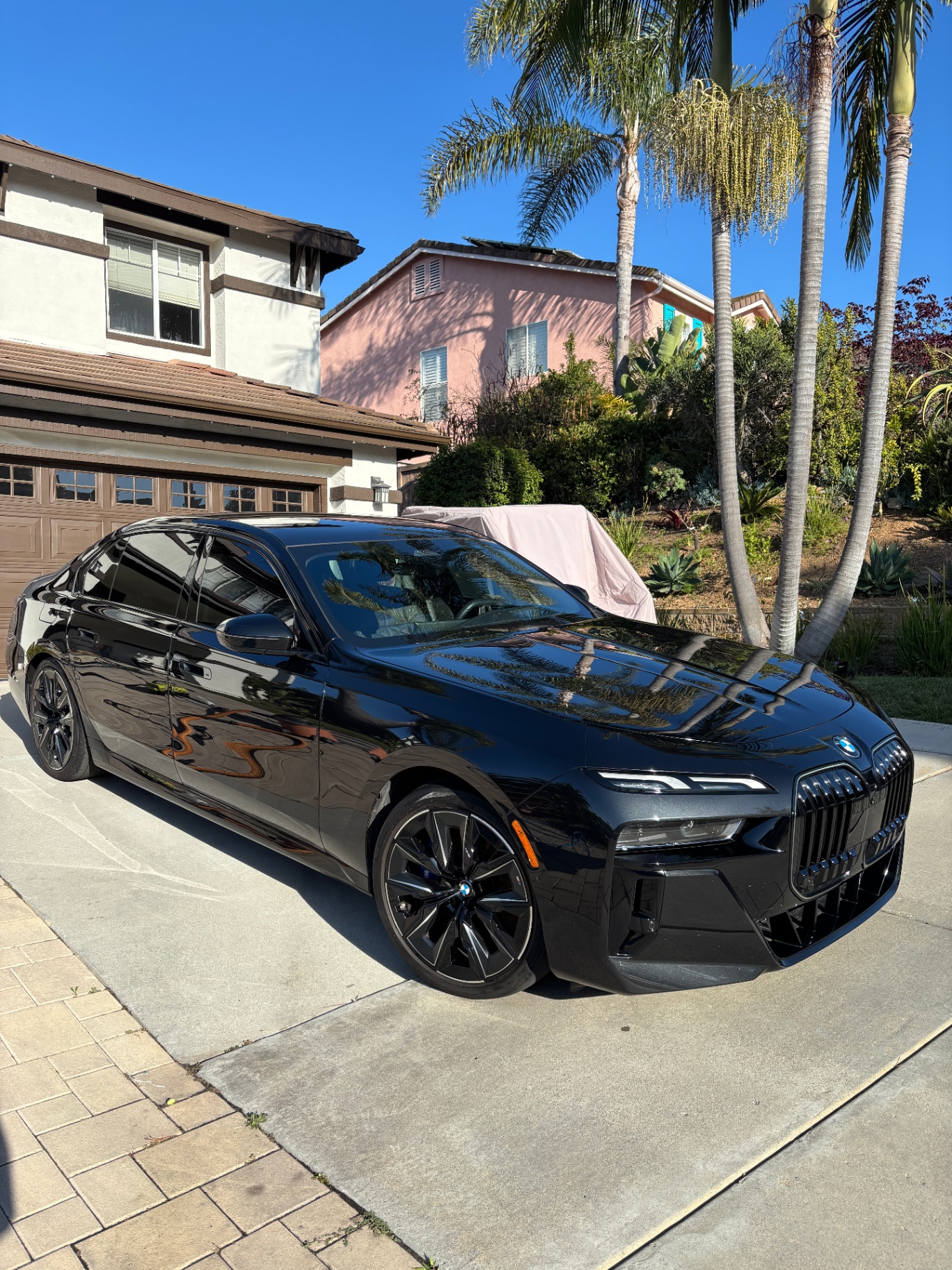 BMW 7 Series exterior detailed by Mobile Detailing Glendale