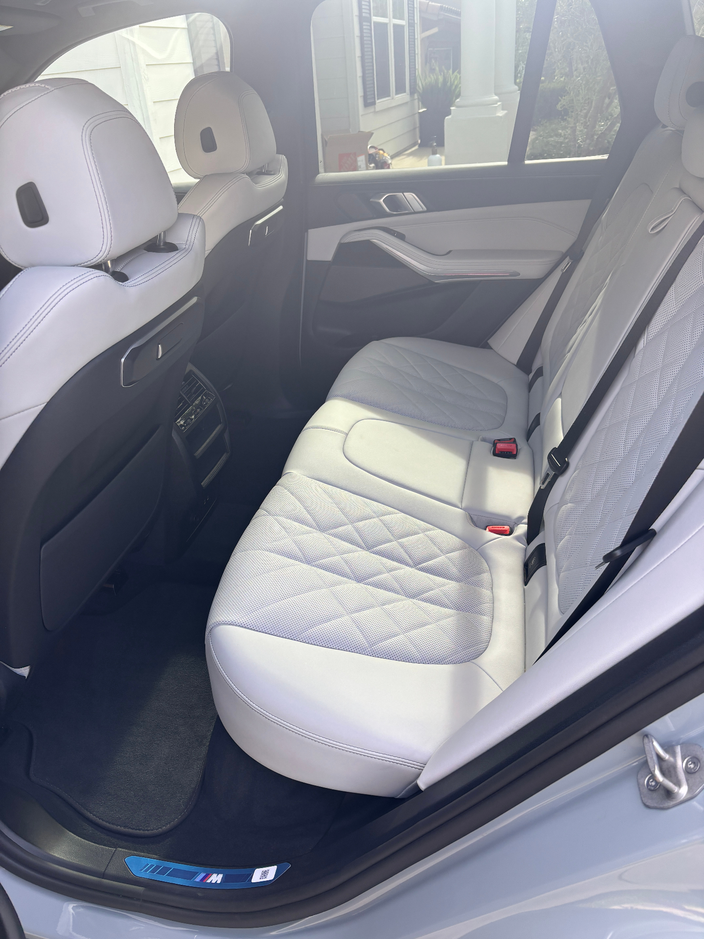 BMW X5 rear seats detailed by Mobile Detailing Glendale