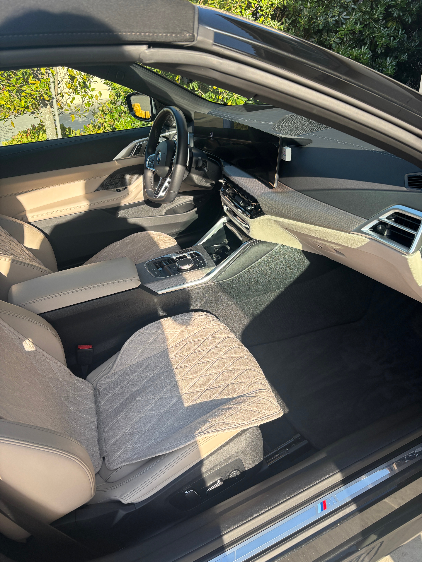 BMW 430i interior detailed by Mobile Detailing Glendale