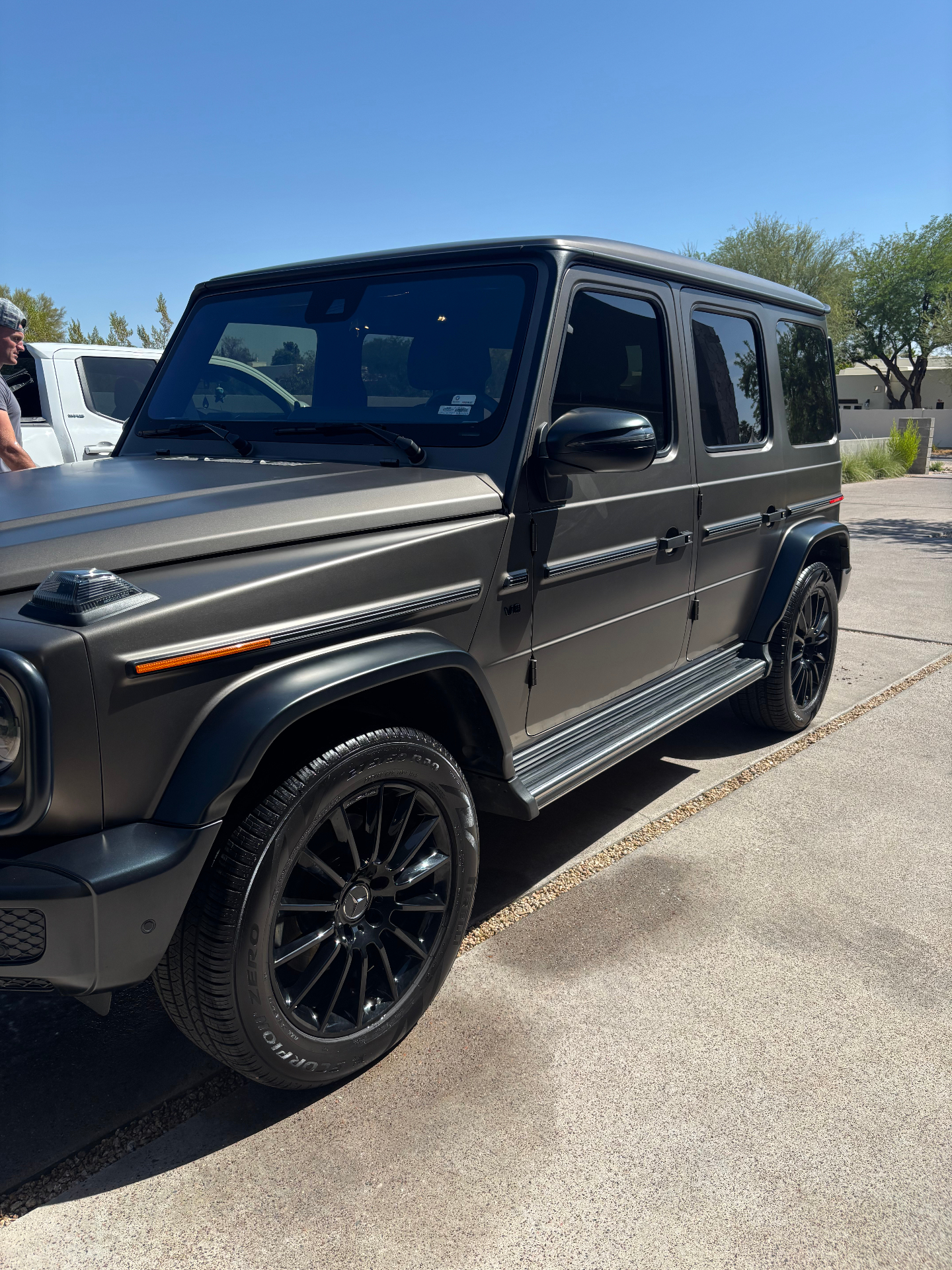 Mercedes G550 interior detailed by Glendale mobile detailing